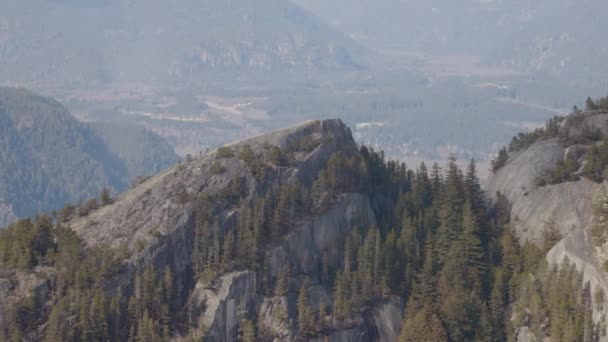 정상에서 Squamish Canada 캐나다 경관의 — 비디오