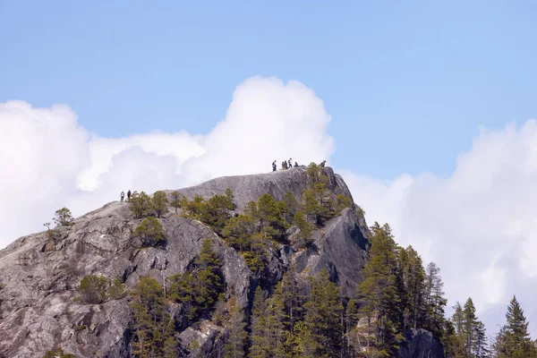 Scogliere Rocciose Sulla Montagna Principale Squamish Canada Sfondo Naturale Giornata — Foto Stock