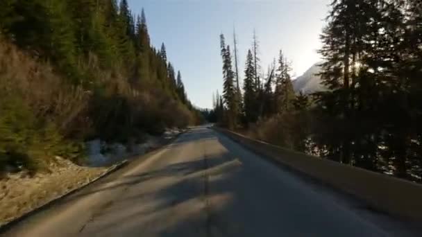 Duffey Lake Road Lillooet Pemberton Kolumbia Brytyjska Kanada Malownicza Autostrada — Wideo stockowe