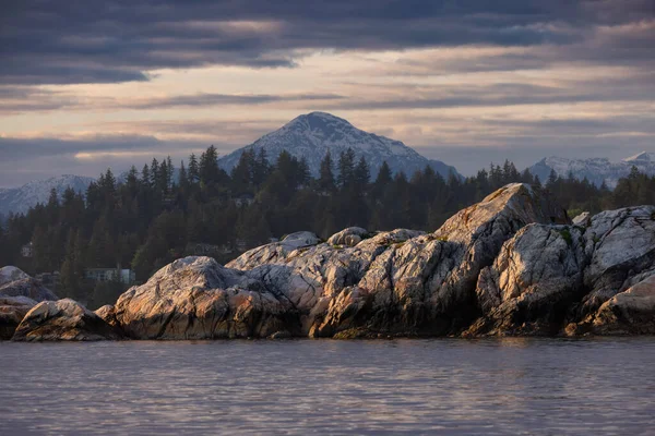 배경에 있습니다 Horseshoe Bay West Vancouver British Columbia Canada — 스톡 사진