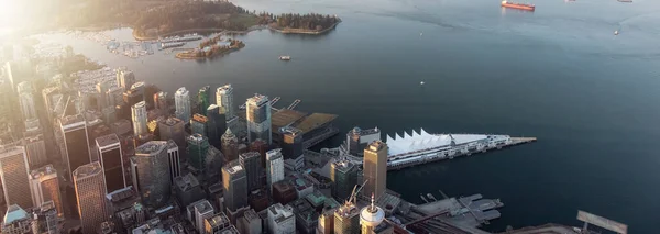 Центр Ванкувера Британская Колумбия Канада Современный Город Западном Побережье Тихого — стоковое фото
