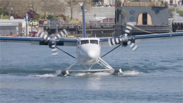 Downtown Victoria Vancouver Island British Columbia Kanada Května 2023 Seaplane — Stock video