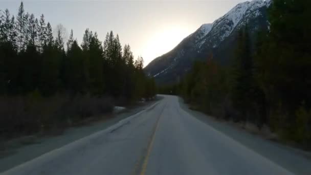 Даффи Лейк Роуд Фелуета Пембертона Британская Колумбия Канада Живописное Шоссе — стоковое видео