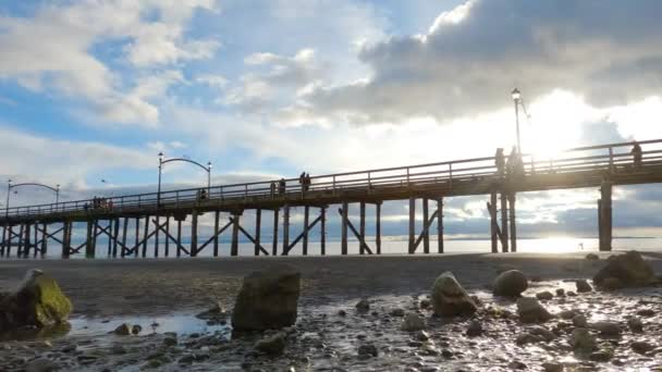 White Rock Vancouver Kolumbia Brytyjska Kanada Kwietnia 2023 Rocky Beach — Wideo stockowe