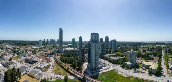 Wohnhäuser Und Gebäude Der Nähe Von Surrey Central Vancouver British — Stockfoto