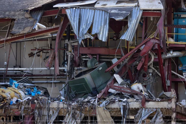 加拿大温哥华Burnaby拆除了工厂的工作空间 — 图库照片