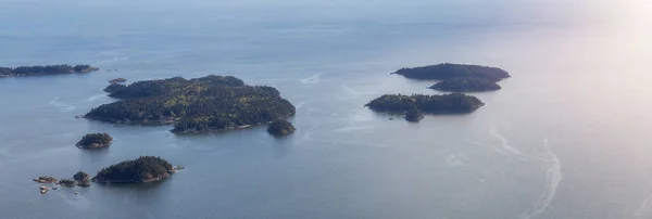 Islas Howe Sound Cerca Vancouver Sunshine Coast Canadá Panorama Aéreo — Foto de Stock