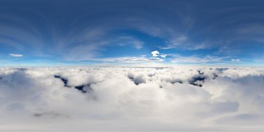 360 Renkli Bulut Manzarası Arkaplanı. 3d Hazırlama