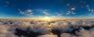 Renkli Bulutlar Arkaplanı. 3d Hazırlama.