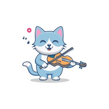 Şirin kedi oyun keman