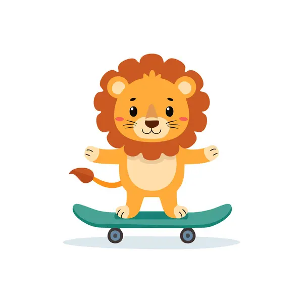 Şirin Aslan kaykaylı düz tasarım