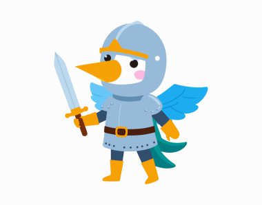 İllüstrasyon Şirin Şövalye Sinek Kuşu