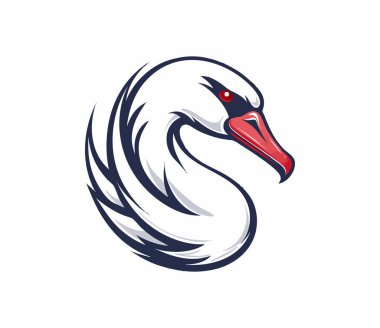 Maskot logosu beyaz arkaplan