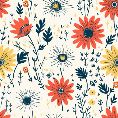 Kusursuz desenli karalama çiçeği