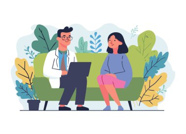 Hasta Psikologla Laptop üzerinden sohbet ediyor.