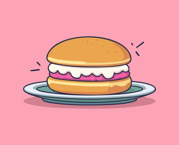 Illustration Dorayaki Pancake design