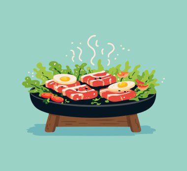 Samgyeopsal Domuz Göbeği Tasarımı