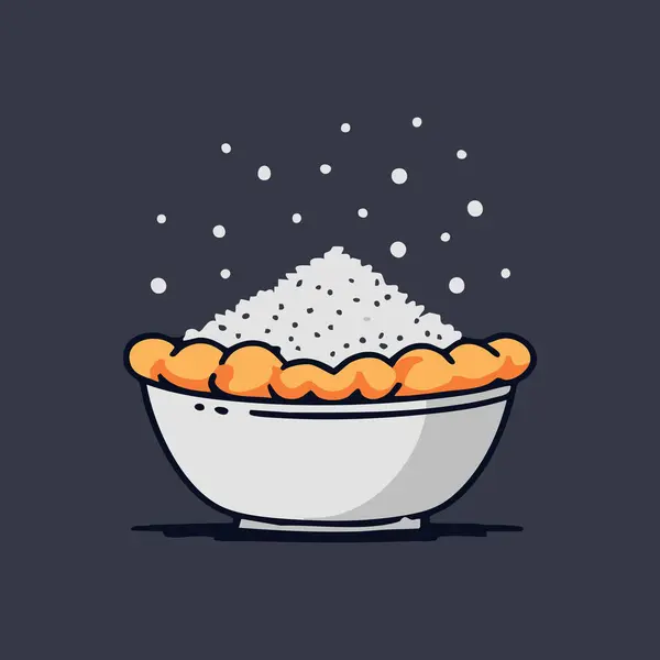 Illustration Mince Pie with Powdered