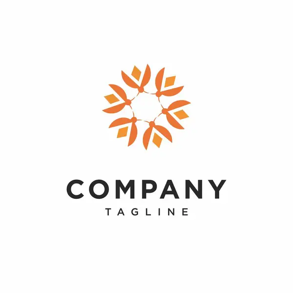 Firefly Sun Logo Simgesi Vektörü