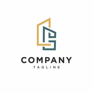 C G Harfi Logo Simgesi Vektörü