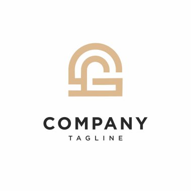 A Harfi Pencere veya Kapı Logosu Simgesi Vektörü