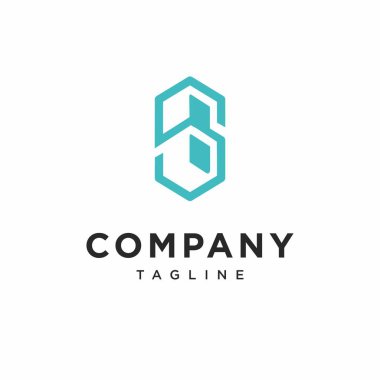 S Kutusu Logo Simgesi Vektörü