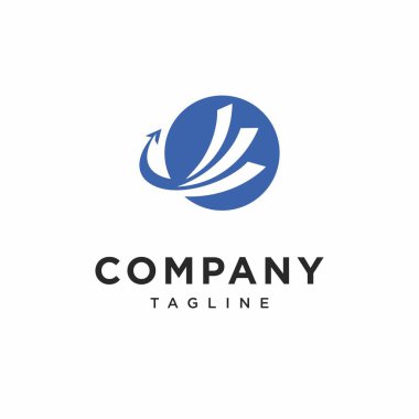 Çember Hava Düzlemi Logosu Vektörü