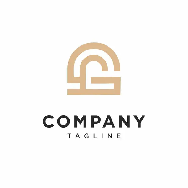 A Harfi Pencere veya Kapı Logosu Simgesi Vektörü