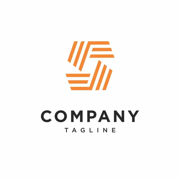 S Harfi Soyut Logo Simgesi Vektörü