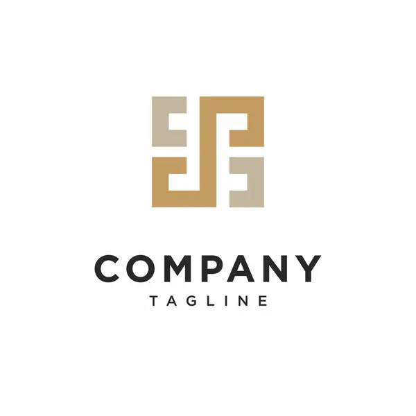 S Harfi Kabine Logo Simgesi Vektörü