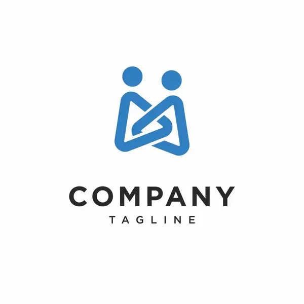  Ortam Arkadaş logosu Simge Vektörü