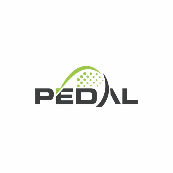 Pedal Pickleball Logo Simgesi Vektörü /
