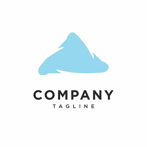 Üçgen Yastık Logosu Simge Vektörü