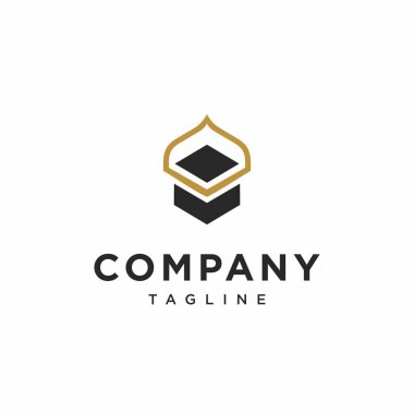 Harom Camisi Makka Madina Logo Simgesi Vektörü / Harom Camisi Makka Madina Logo Simgesi Vektörü