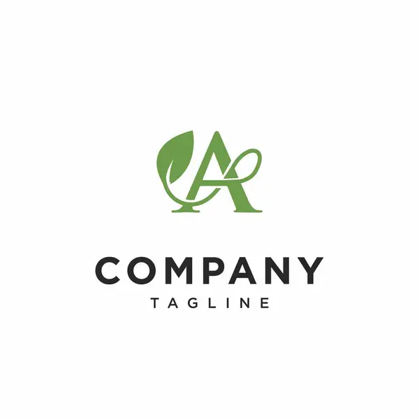 Yaprak Logosu Vektörü / Yaprak Logosu Simgesi Vektörü