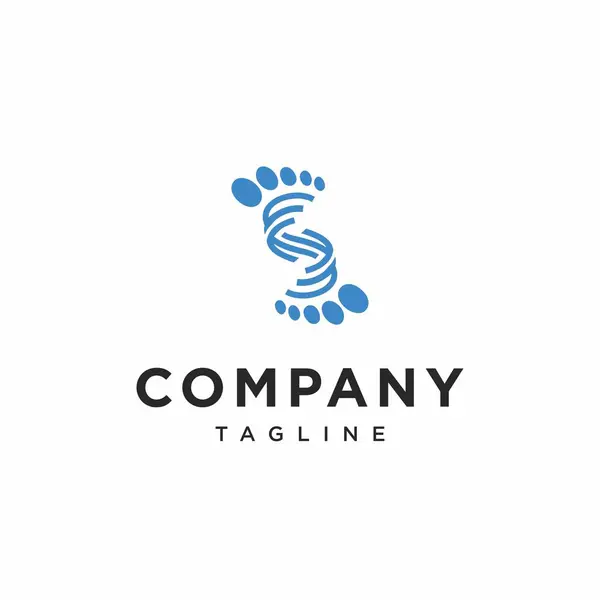 S Foot Logo Simgesi Vektörü / S Foot Logo Simgesi Vektörü.