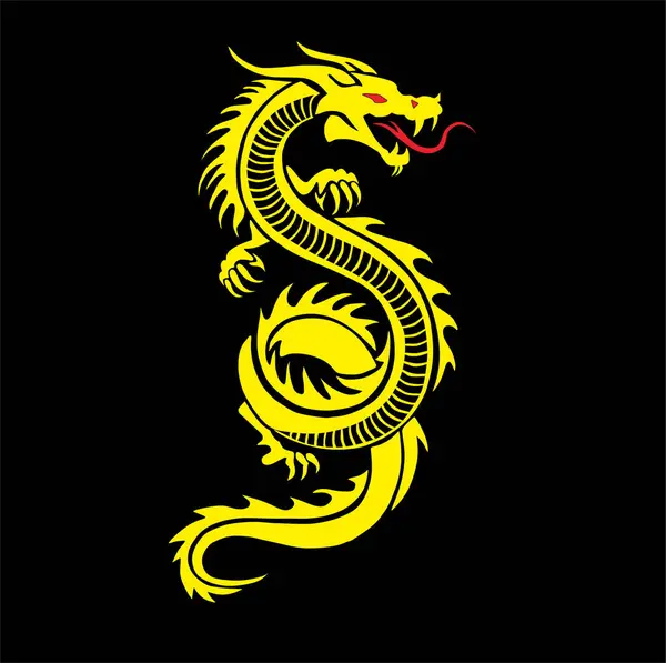 MobileBu vektör bir ejderha gösterir