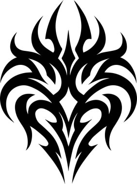 Kıvrımlı, girdap şekilli simetrik kabile vektörü