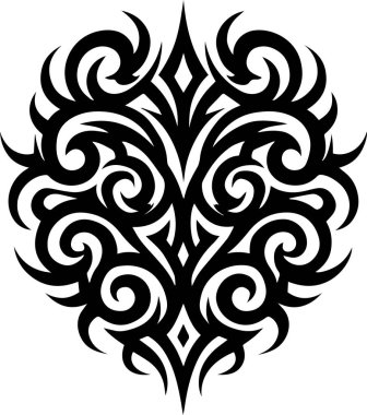 Kıvrımlı, girdap şekilli simetrik kabile vektörü