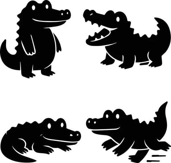 MobileBu vektör bir timsah kümesi içerir