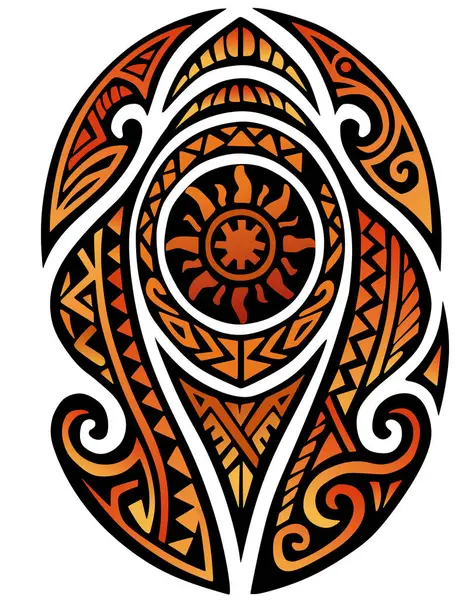 Bu vektör bir kabile dövmesi tasarımı içeriyor.
