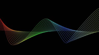 Siyah arkaplan rengine sahip kavrulmuş soyut arkaplan