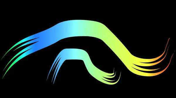 Siyah arkaplan rengine sahip soyut arkaplan