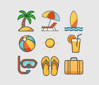 Yaz Düz Tasarım Simgesi Ayarları