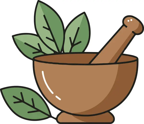 Bitkisel İlaç Kasesi Çizimi