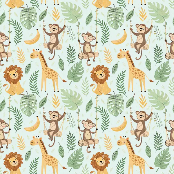 maymun-aslan-zürafa dikişsiz