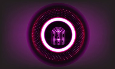 Parlayan parmak izleri ve retina tarama görsel özellikleri içeren yüksek çözünürlüklü biyometrik tarama arayüzleri. Her tasarım, siber projeler için ideal dairesel HUD elementleri, neon ışıkları ve dijital güvenlik temalarını içerir.