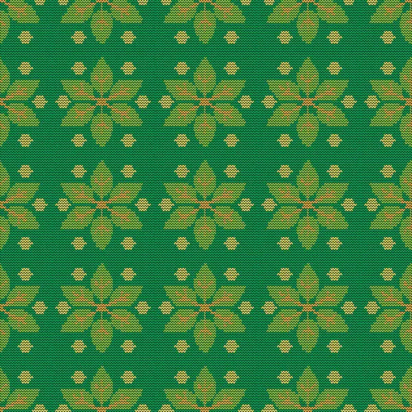 Yapraklı kusursuz örgü kumaş deseni. Dünya Tonlarında Halk Barok Tarzı Genişletilir.