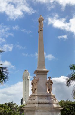 SANTA CRUZ DE TENERIFE, CANARY Adaları - FEBRUARY 01, 2025: Candelaria Zaferi (Triunfo De La Candelaria) Anıtı