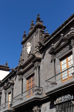 Los Angeles, Kanada Adaları - Şubat 07, 2025 Casa Salazar 'ın Casa Calle San Agustin' deki cephesi